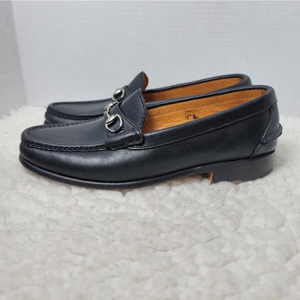 Chippewa Black Leather Horsebit Loafers Shoes Men’s 9C Handcrafted USA 2337 - Picture 3 of 11